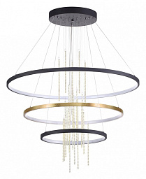 3901/99L Odeon Light Monica подвесной светильник с тройным кольцом и встроенной подсветкой