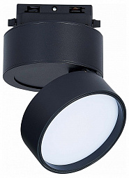 ST651.436.14 ST-Luce 1ph lights ST-luce трековый светильник черного цвета с круглым источником света для однофазного трека