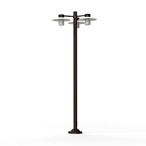 Aubanne N° 6; Frosted glass E27 23W; Old rustic