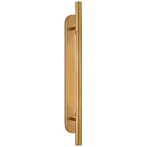 Rousseau Medium Bracketed Sconce антично-патинированная латунь с гравированным кристаллом