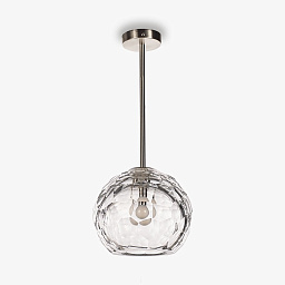 CL710 Bella Figura Diamond подвесной светильник с круглым плафоном из прозрачного резного стекла