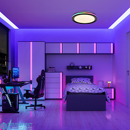 8485 Mantra Gamer потолочный LED-светильник с изменением цвета и мягким светорассеиванием