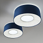 PLVEL070E27BLBW Axolight Velvet 70 PL современный потолочный светильник белый; синий — фото 2