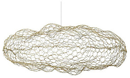 10247/350 Gold Loft It Cloud подвесной светильник с кружевным плафоном золотистый