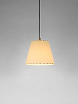 SISTEMA SISISÍ - PT1: LAMPSHADE: STITCHED BEIGE PARCHMENT. C