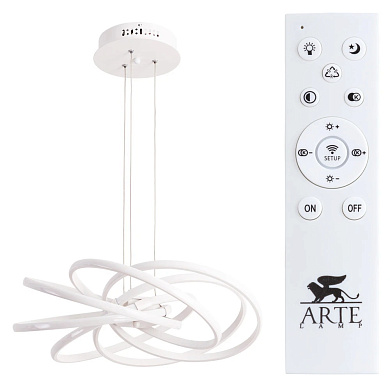 A2527SP-6WH Arte Lamp Swing подвесная люстра LED 1х240W 13400Lm 3000-6000K