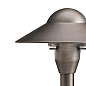 12V Cast Brass 6" Dome Path Light Centennial Brass светильник-столбик для дорожек 15470CBR Kichler — фото 3