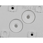 1007912 SLV D-RING S WL PHASE 2700/3000K white настенное бра — фото 1