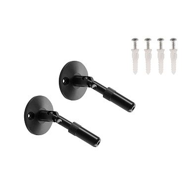 тросовая система крепления чёрного цвета для шинопровода и светильников Tenseo и Wire