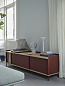 83706 Muuto Enfold Буфет 45x186 см, промасленный дуб / темно-красный — фото 1