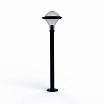 Dallas N° 8; Smoked polycarbonate E27 75W; Steel blue