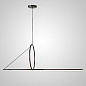 40.1282-0 Imperiumloft Suspension Cercle Et Trait – Graphite Satine подвесной светильник 12W 3000K — фото 1