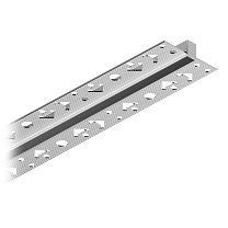 Светодиодные интегрируемые профили из алюминия Led technology LINEAR 0812 F алюминий с черным рассеивателем