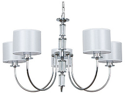 A4092LM-5CC Arte Lamp Attore подвесная люстра с пятью плафонами белого цвета