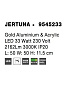 9545233 JERTUNA Novaluce светильник LED 33W 230V 2162Lm 3000K IP20