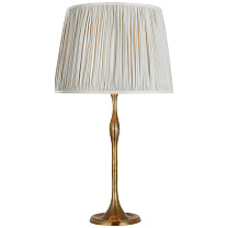Romero Medium Table Lamp полированная старая латунь с абажуром Schumacher 16