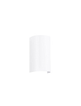 Sandy White Acrylic Polycarbonate Diffuser LED GU10 2x10Watt 100-240Volt IP65 Bulb Excluded L:11 W:8.5 H:19.5 cm