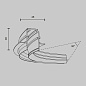 TRA044-angle.12B Maytoni Accessories for tracks Exility Комплектующие для систем освещения с токоведущими элементами Черный — фото 10