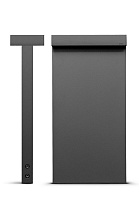 Look боллард двусторонний H. 580mm антрацитово-серый 2700 K 23 Вт