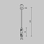 TRA158C-D1-PT Maytoni Accessories for tracks Flarity Комплектующие для систем освещения с токоведущими элементами Платина — фото 4