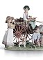Фарфоровая скульптура детей в повозке с осликом Enchanted Outing Lladro, лимитированная серия 01001797 — фото 2