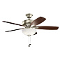 52" Terra Select Fan Brushed Nickel люстра-вентилятор 330347NI Kichler — фото 3