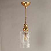 CL0278.BR.ES Skipton Pendant, Small, Brass, 1 Light