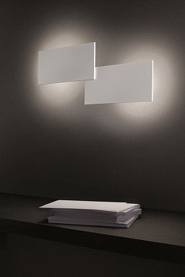 Puzzle Rectangle Double Wall/Ceiling Lamp Matt White (3000K) точечный светильник Studio Italia Design 146001