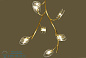 Inverno Светодиодный потолочный светильник из латуни ручной работы Patinas Lighting PID387782