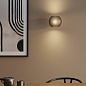 1489002 Luna Astro lighting настенный светильник тёмный дымчатый матовый — фото 5