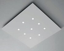 PLAFONIERA 31,5W 220V 3000K GRIGIO  Rev.2022