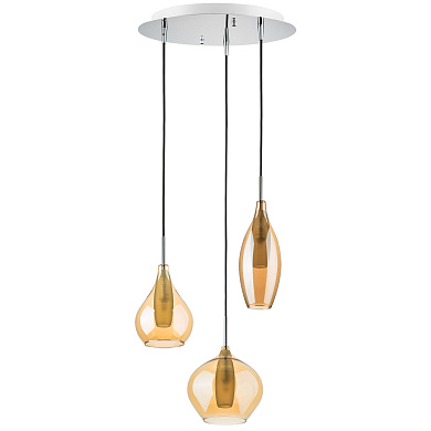 Подвесная люстра Lightstar Pentola круглый 18Вт 3 плафона