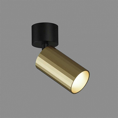 ACB Iluminacion Modrian 3951/10 Spotlight Black/Tech Gold, LED GU10 1x8W, регулируемый