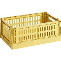 Ящик для хранения HAY Colour Crate S, пыльно-желтый