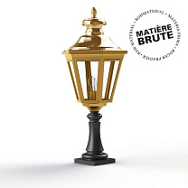 Louis XIII N° 5; Clear glass E27 150W; Raw brass