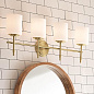 Ali 11.25" 4 Light Vanity Brushed Natural Brass настенный светильник 55143BNB Kichler — фото 5