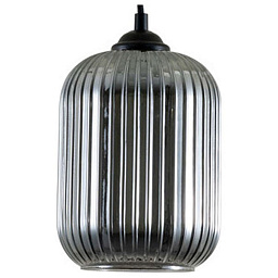 A1902SP-1BK Arte Lamp Arwen подвесной светильник с плафоном из рифленого стекла черного цвета