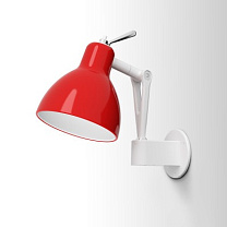 Luxy W0 настенный светильник с соединениями белый; красный