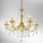 Kolarz PISANI CRYSTAL 1301.85.3.SpT люстра золото 24 карата ø83cm высота 80cm мин. высота 100cm макс. высота 150cm 5 ламп e14 — фото 1