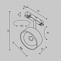 TR217-2-15W3K-B Maytoni Lens Трековый светильник 15W 770лм Черный — фото 10