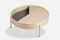 Arc coffee table 89 cm White pigmented ash Woud, кофейный столик — фото 2