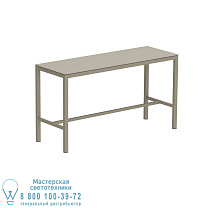 ВЫСОКИЙ СТОЛ TABOELA 200X70CM ПЕСОК С КЕРАМИЧЕСКОЙ СТОЛЕШНИЦЕЙ ЖЕМЧУЖНО-СЕРЫЙ Royal Botania