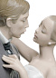 1008509 Lladro Lovers Waltz фарфоровая фигурка танцующей пары в позе вальса — фото 1