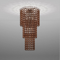 Потолочный светильник GIOGALI CA3 CRYSTAL COPPER GLOSSY CHROME E27 CE