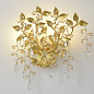 EDEN AP2 GOLD Crystal lux EDEN Бра E14 60W — фото 4