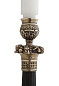 108568 Candle Holder Emilion antique brass finish подсвечник Eichholtz