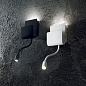 237930 Ideal Lux PROBE AP2 NERO настенный светильник (бра) черный — фото 1