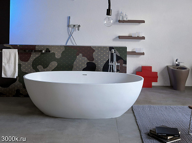 App Отдельностоящая овальная ванна Pietraluce Ceramica Flaminia