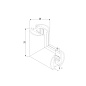 Угловой коннектор Mini Magnetic Elektrostandard a067579 — фото 3