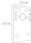 A482106 Arte Lamp Linea track 48V 23mm заглушка для трека 23mm — фото 1